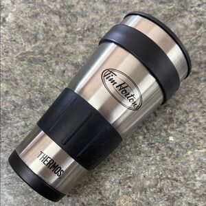Tim Hortons Stainless Steel Thermos Travel Mug Cup with Lid